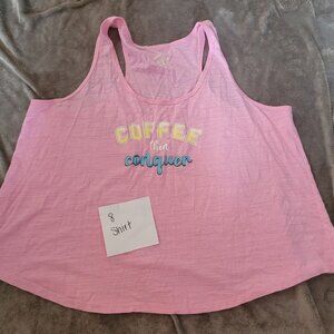 ** Bundle of two women's plus size sleep tank tops